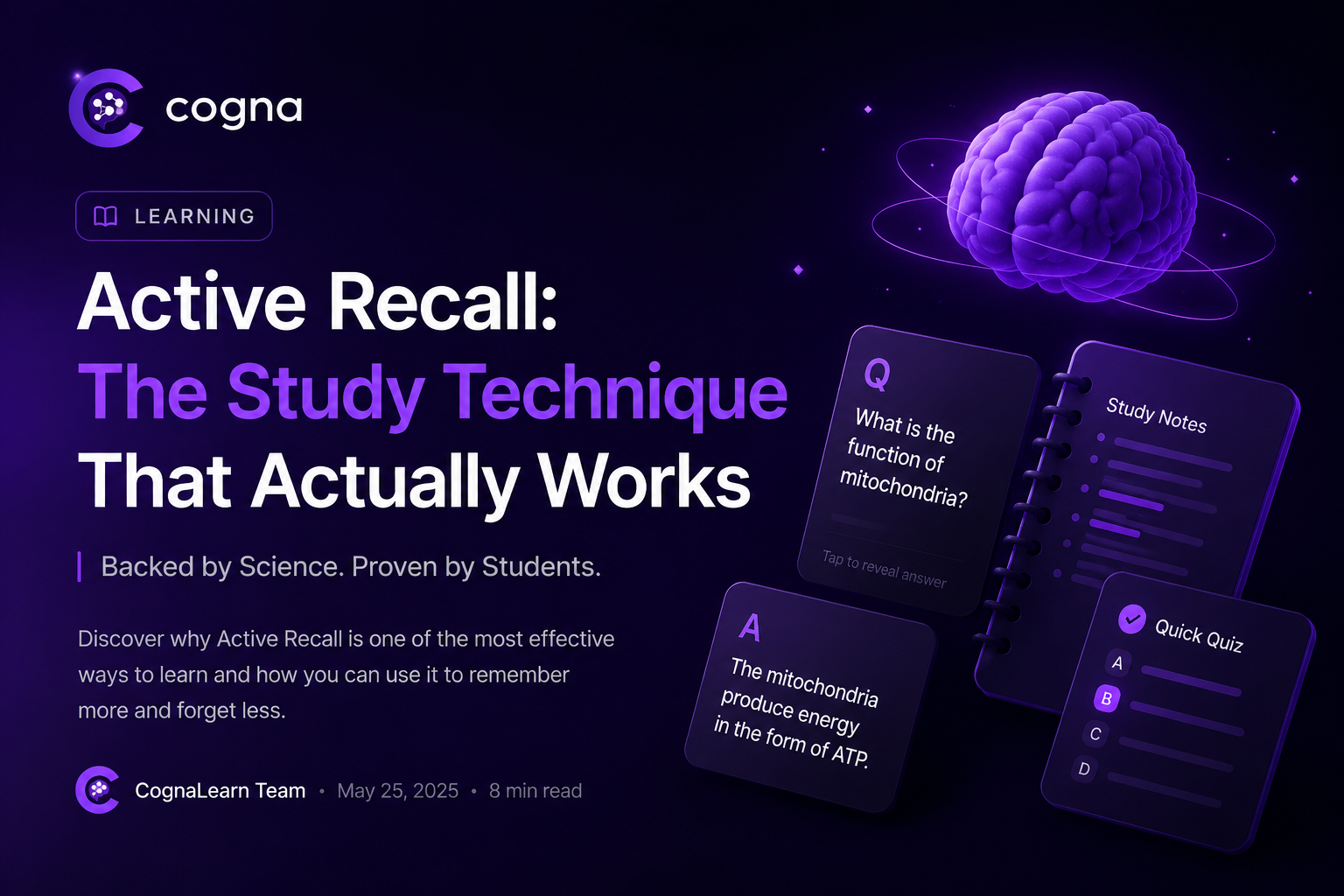 🧠 Active Recall: The Study Technique That Actually Works (Backed by Science)